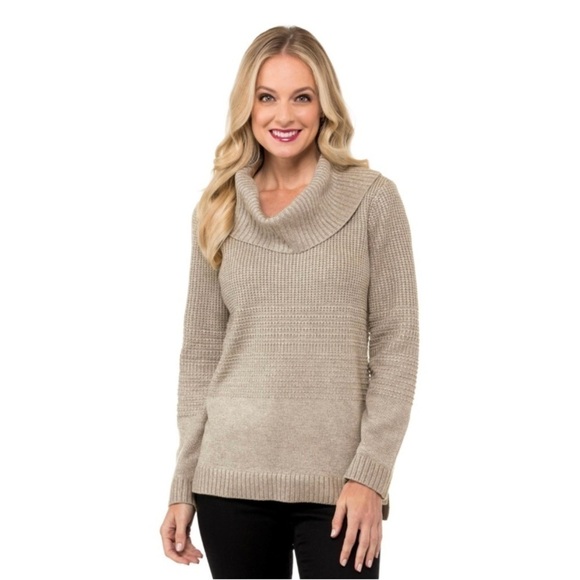 🆕 Calvin Klein Womens Cowl Pullover Sweater Size XL Blush - Picture 4 of 12